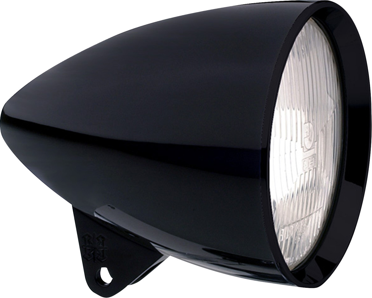 Headwinds Headlight Housing - 4-1/2" - Bradley Concours Rocket - Gloss Black