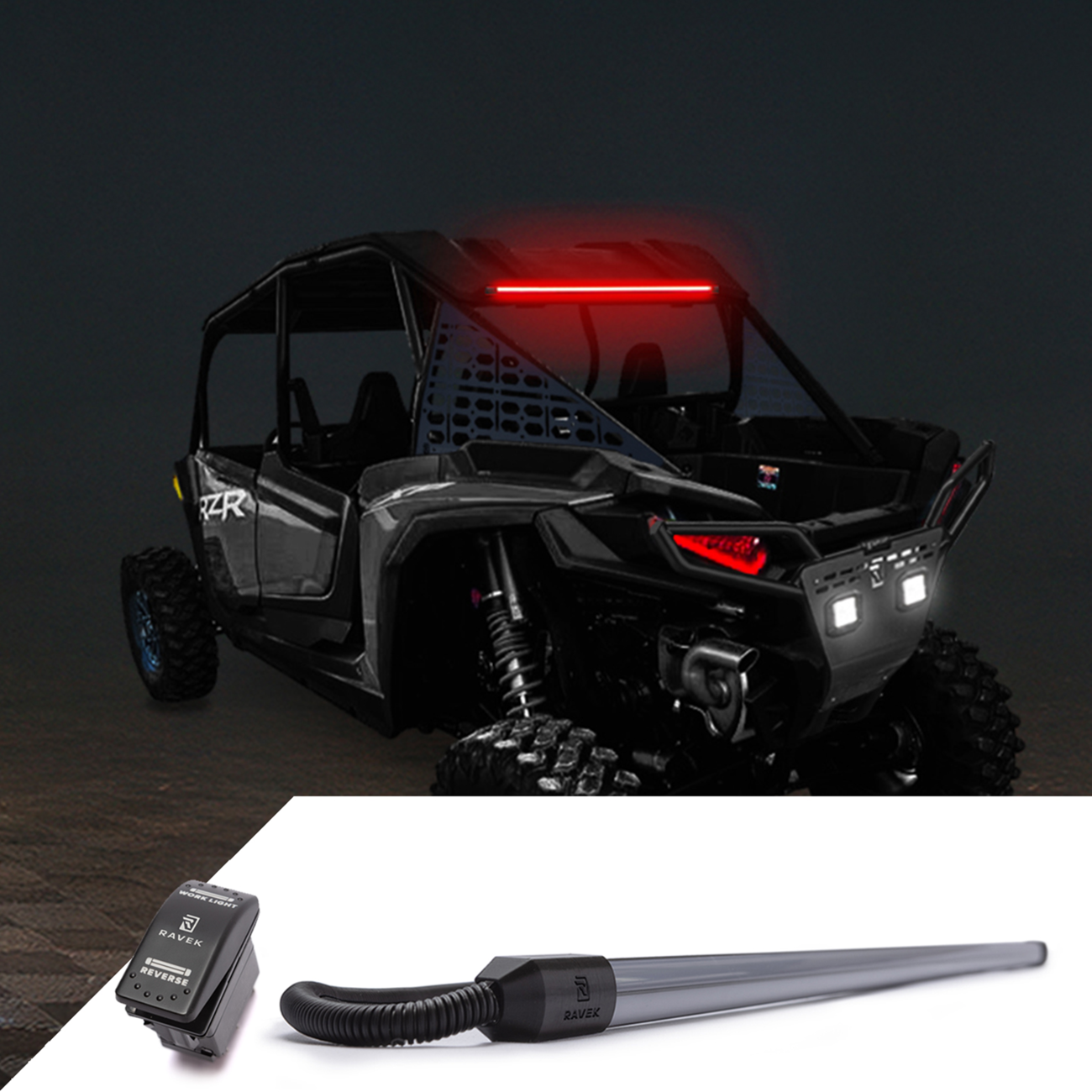 Ravek Multi-Function Taillight - RZR XP 1000 with Ride Command