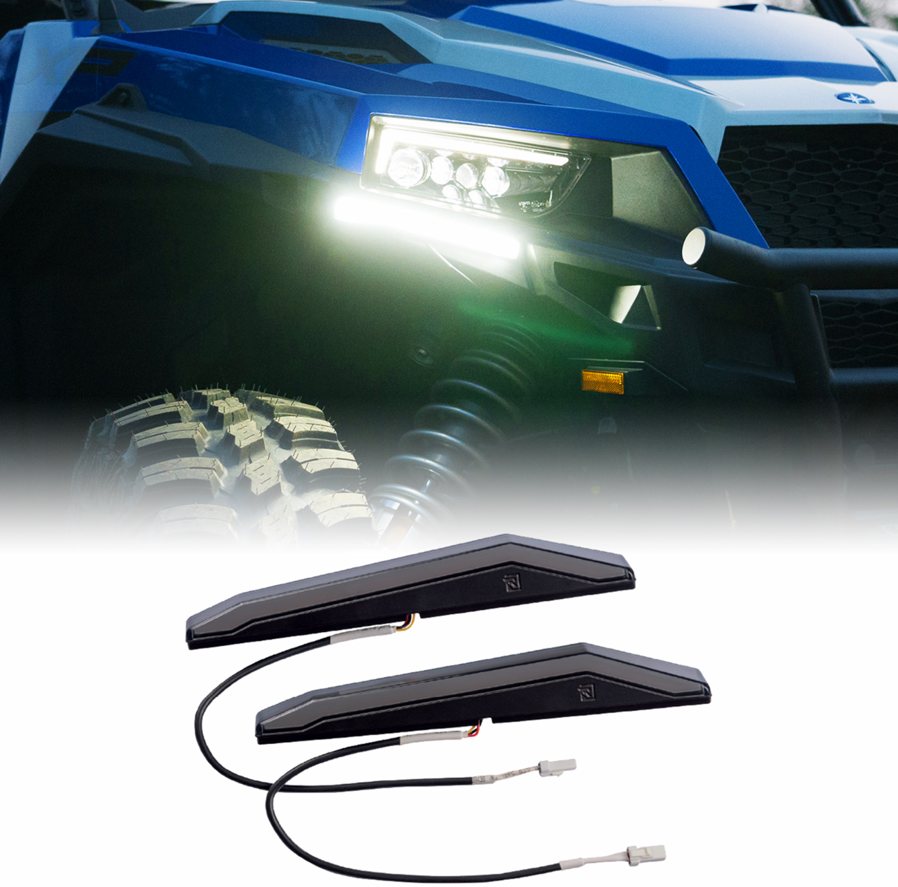 Ravek Apex Lights™ - Running - White - General Polaris