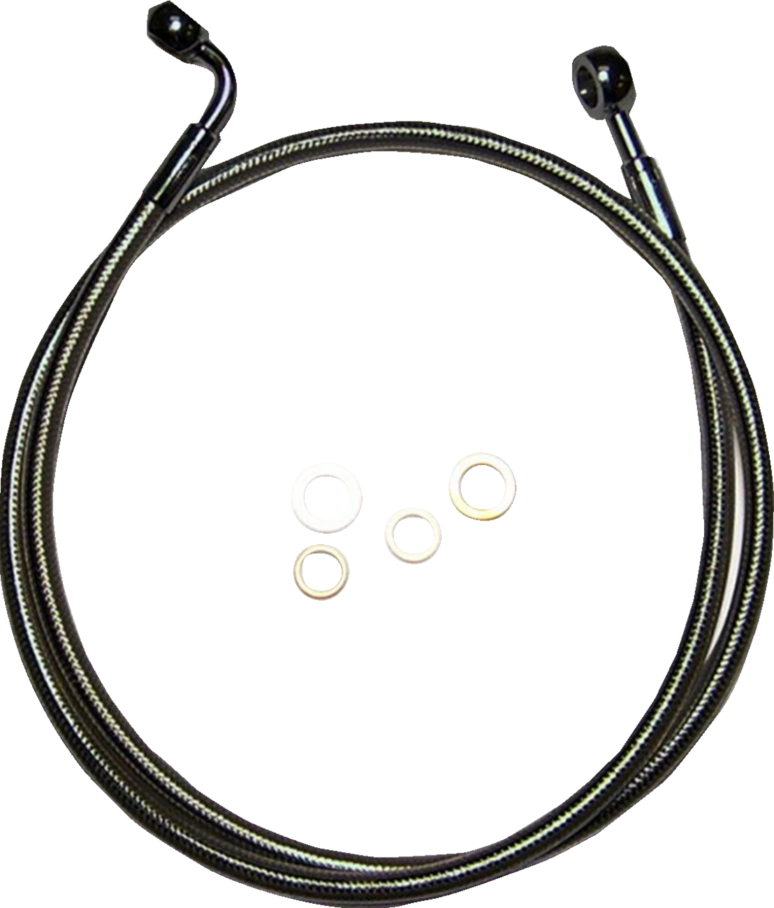 MAGNUM SHIELDING E-Z Align Braided Single Disc Front Brake Line