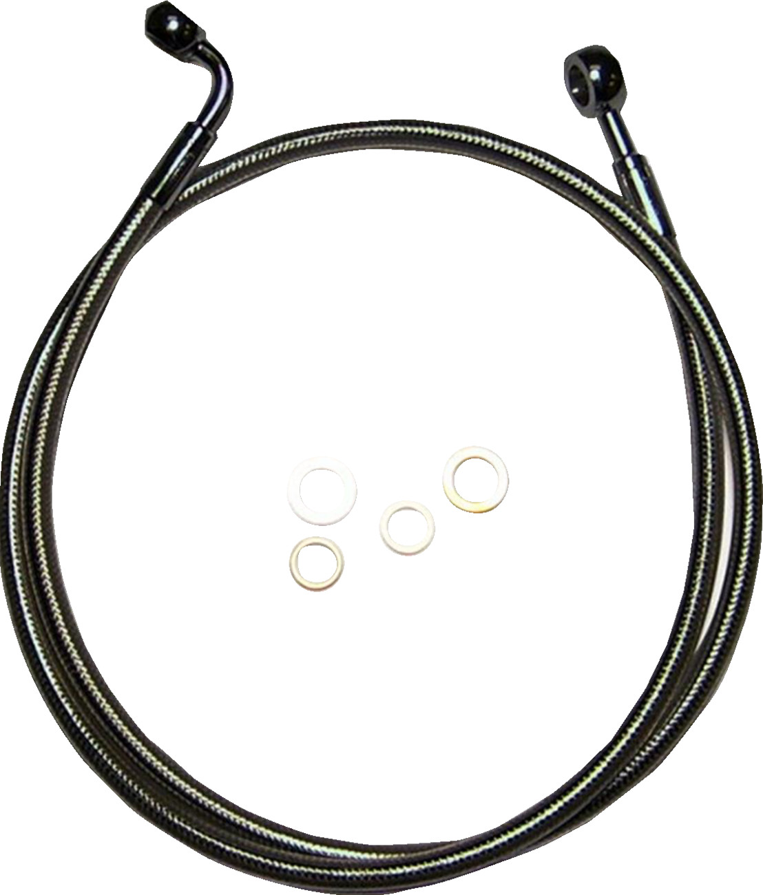 MAGNUM SHIELDING E-Z Align Braided Single Disc Front Brake Line