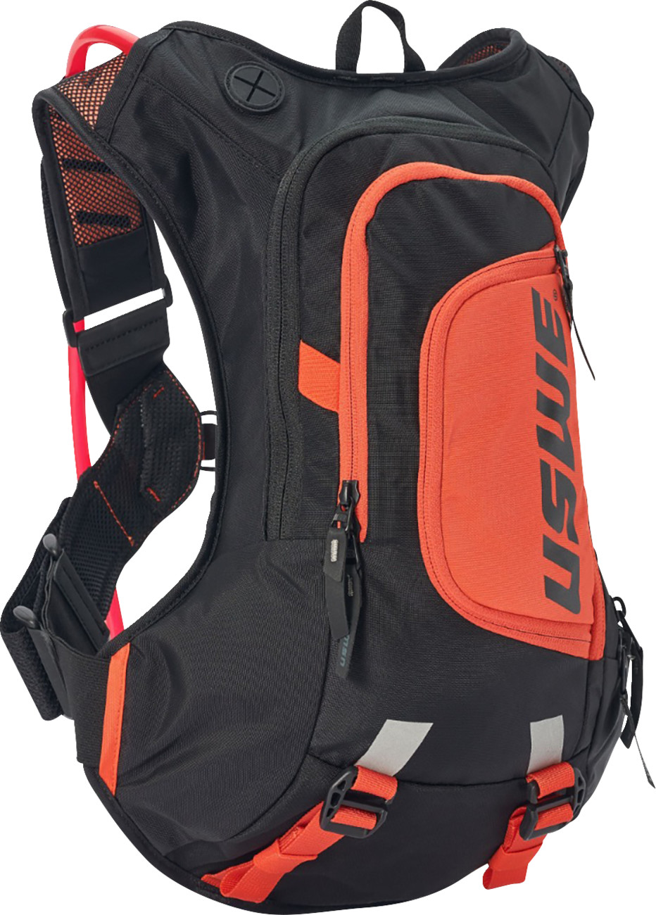 USWE MOTO HYDRO 8L PACK 3L ELITE PNP BLACK/ORANGE