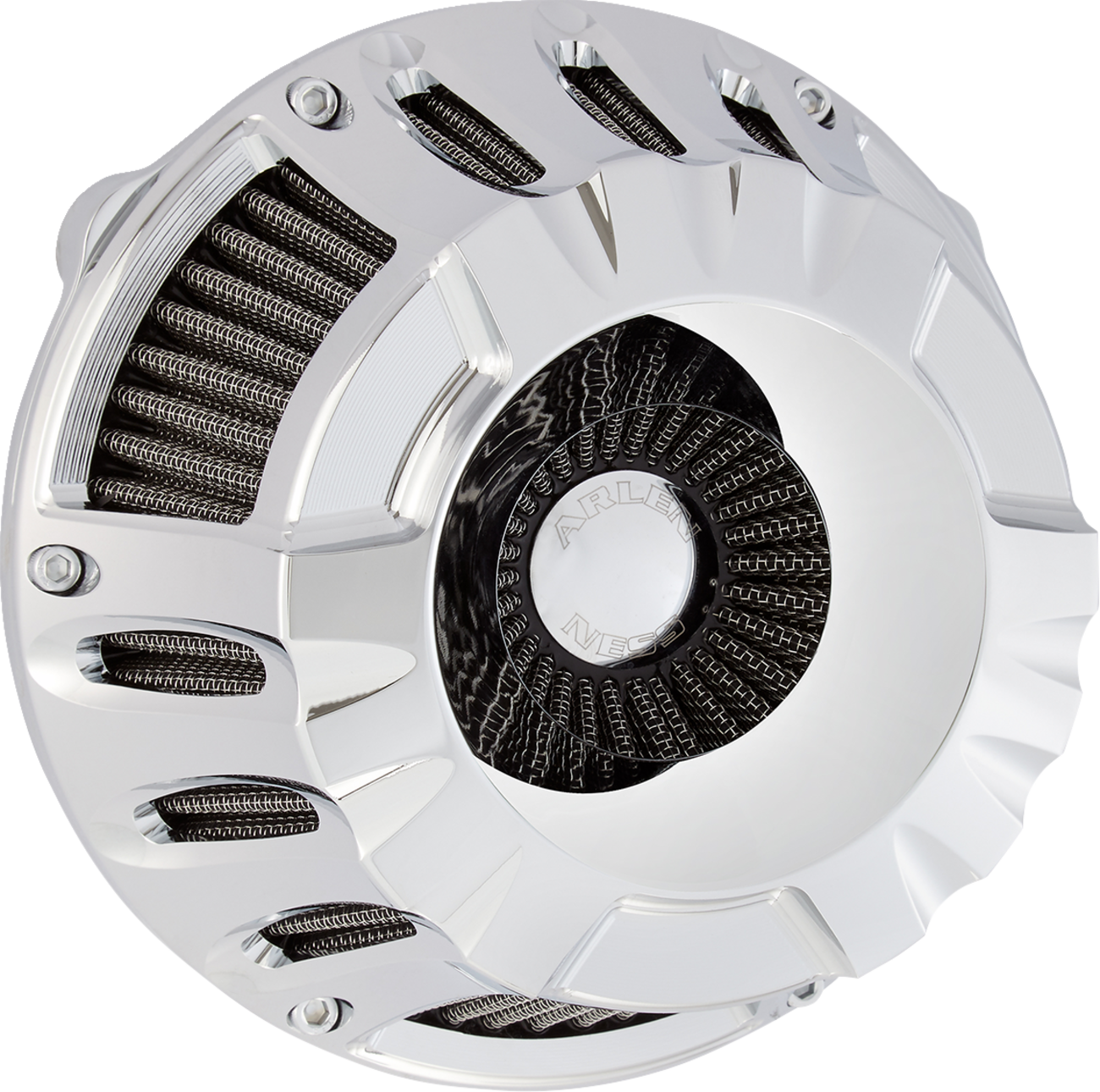Arlen Ness Deep Cut Inverted Series Air Cleaner Kit For Harley Touring / Softail 2023-2025