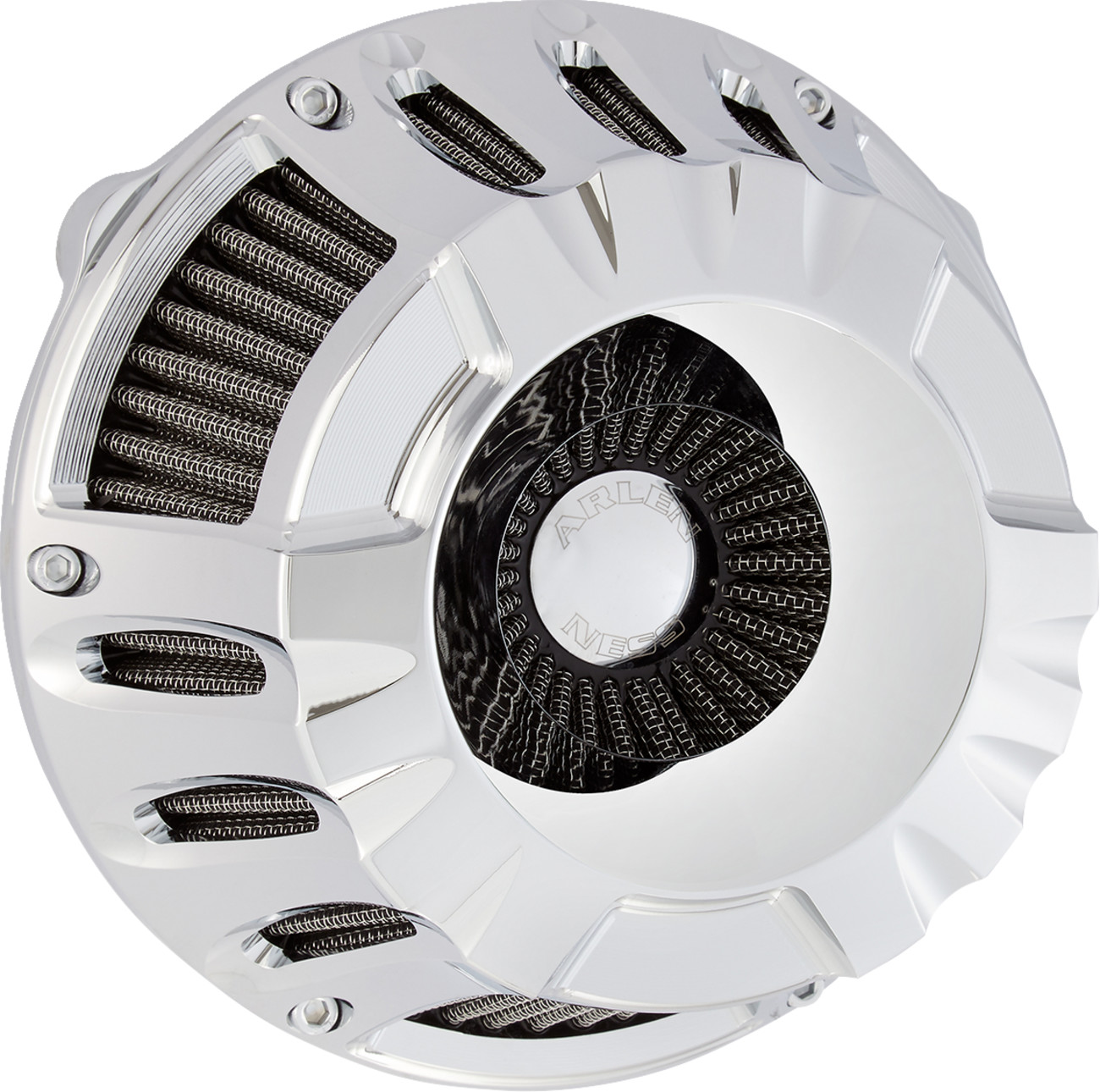 Arlen Ness Deep Cut Inverted Series Air Cleaner Kit For Harley Touring / Softail 2023-2025
