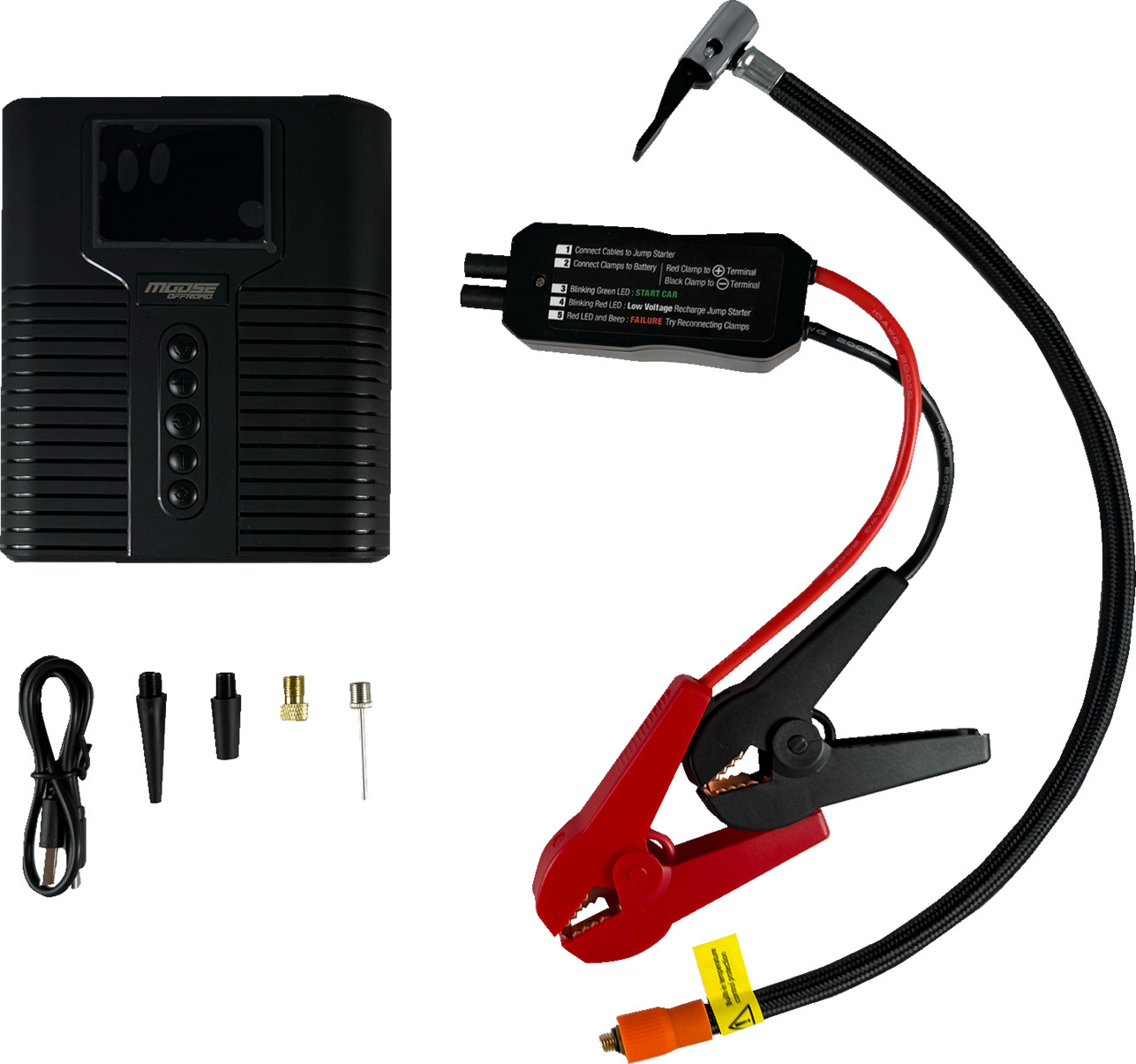 Moose offroad Jump Starter with Air Compressor