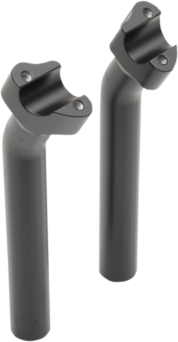 Drag specialties Buffalo Billet Aluminum Handlebar Risers - 9-1/2" - Flat Black