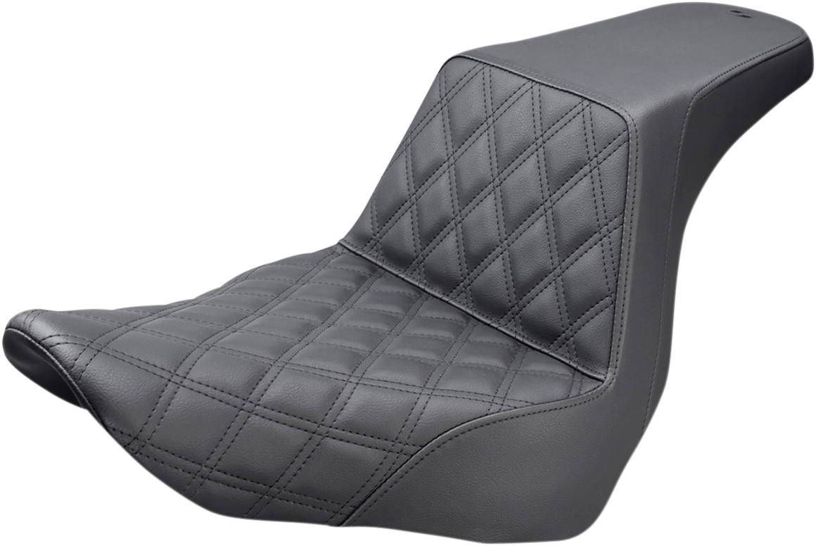 Saddlemen Step-Up LS Lattice Stitch Seat For Harley Softail FXLR/S / FLSB 2018-2025