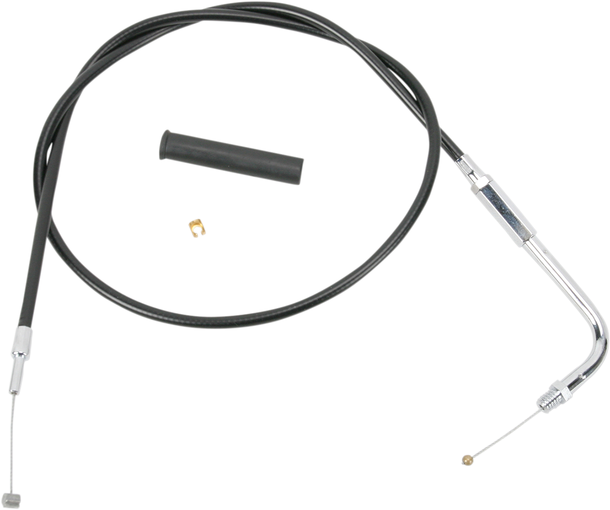 Drag specialties Black Vinyl Throttle Cable - 34-1/2" Harley Davidson