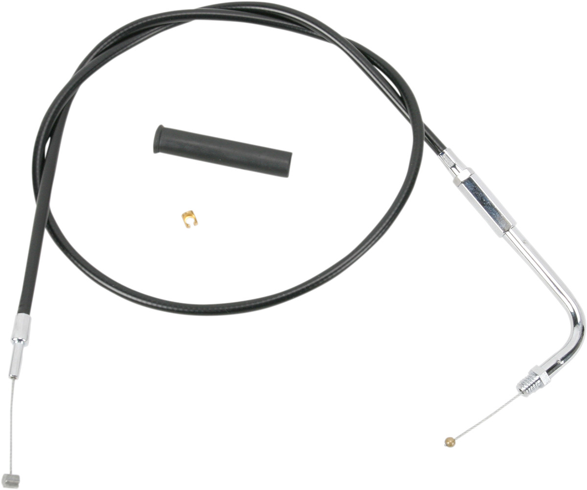 Drag Specialties Black Vinyl Throttle/Idle Cable