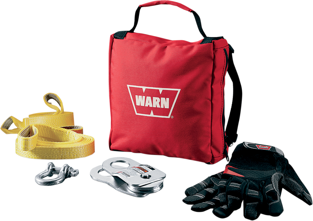 Warn Universal ATV UTV Side by Side Off Road Winch Tool Roll Accessory Kit