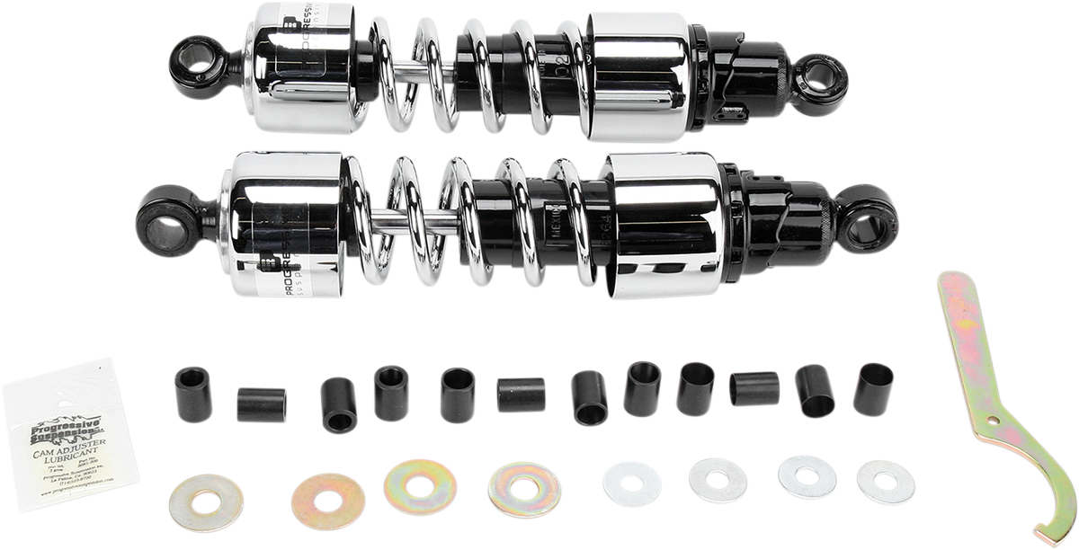 Progressive 412 Series Cruiser 13" Shocks BMW / Honda / Kawasaki / Yamaha 1973-2009