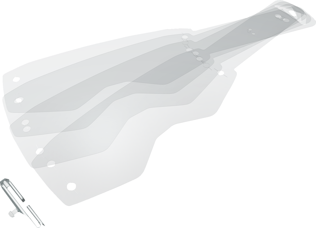 Scott Prospect / Fury Laminated Tear-Offs W/ Sealing Tape