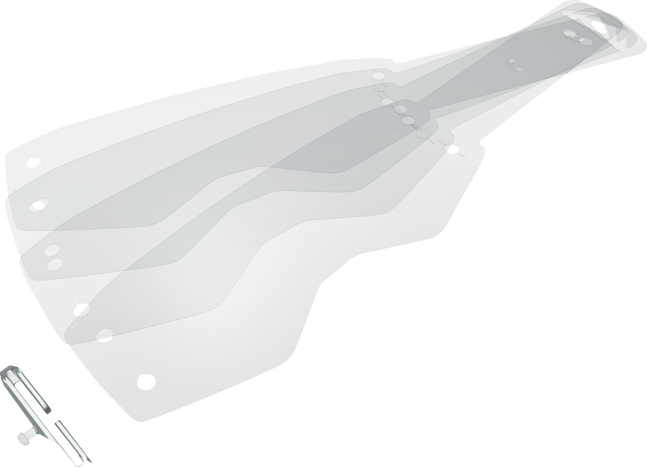 Scott Prospect / Fury Laminated Tear-Offs W/ Sealing Tape
