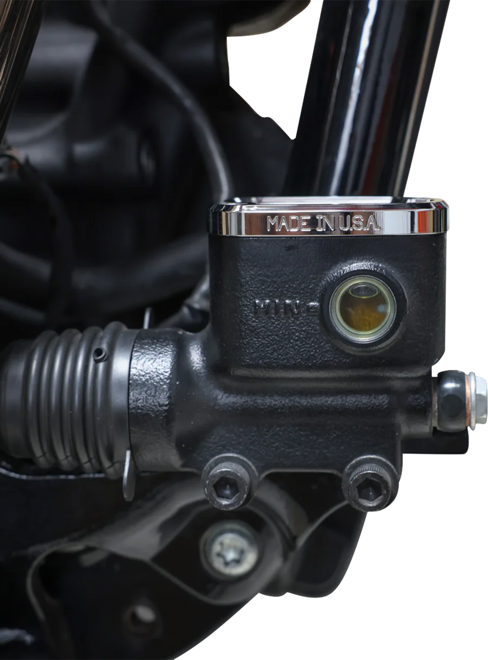 Thrashin Supply Co Rear Brake Reservoir Cover For Harley Softail 2018-2026