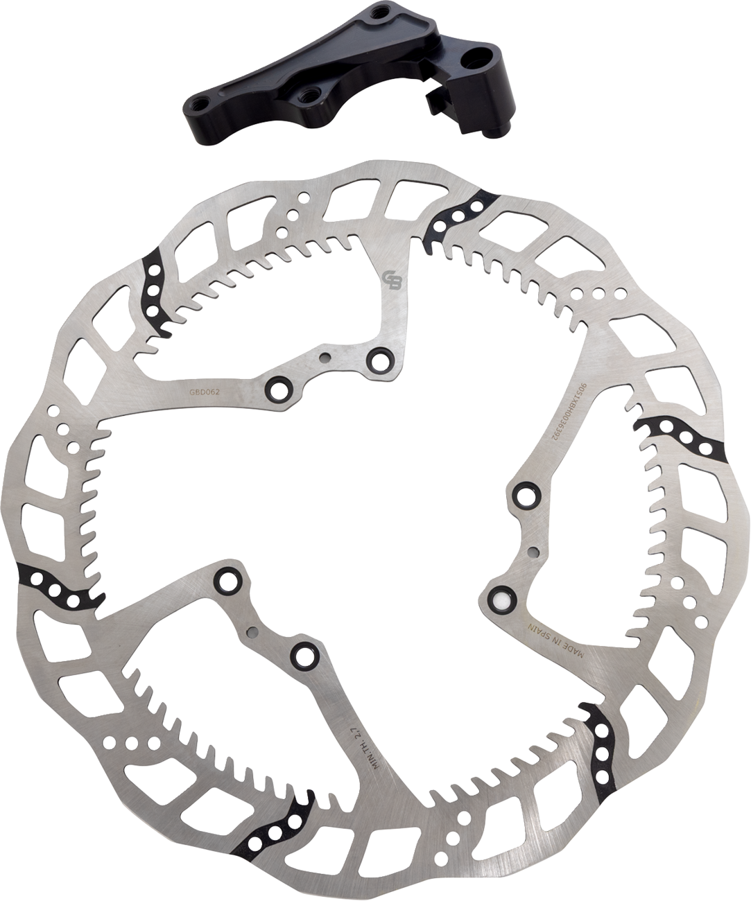 GBRAKES Wave® Brake Rotor Kit With Bracket