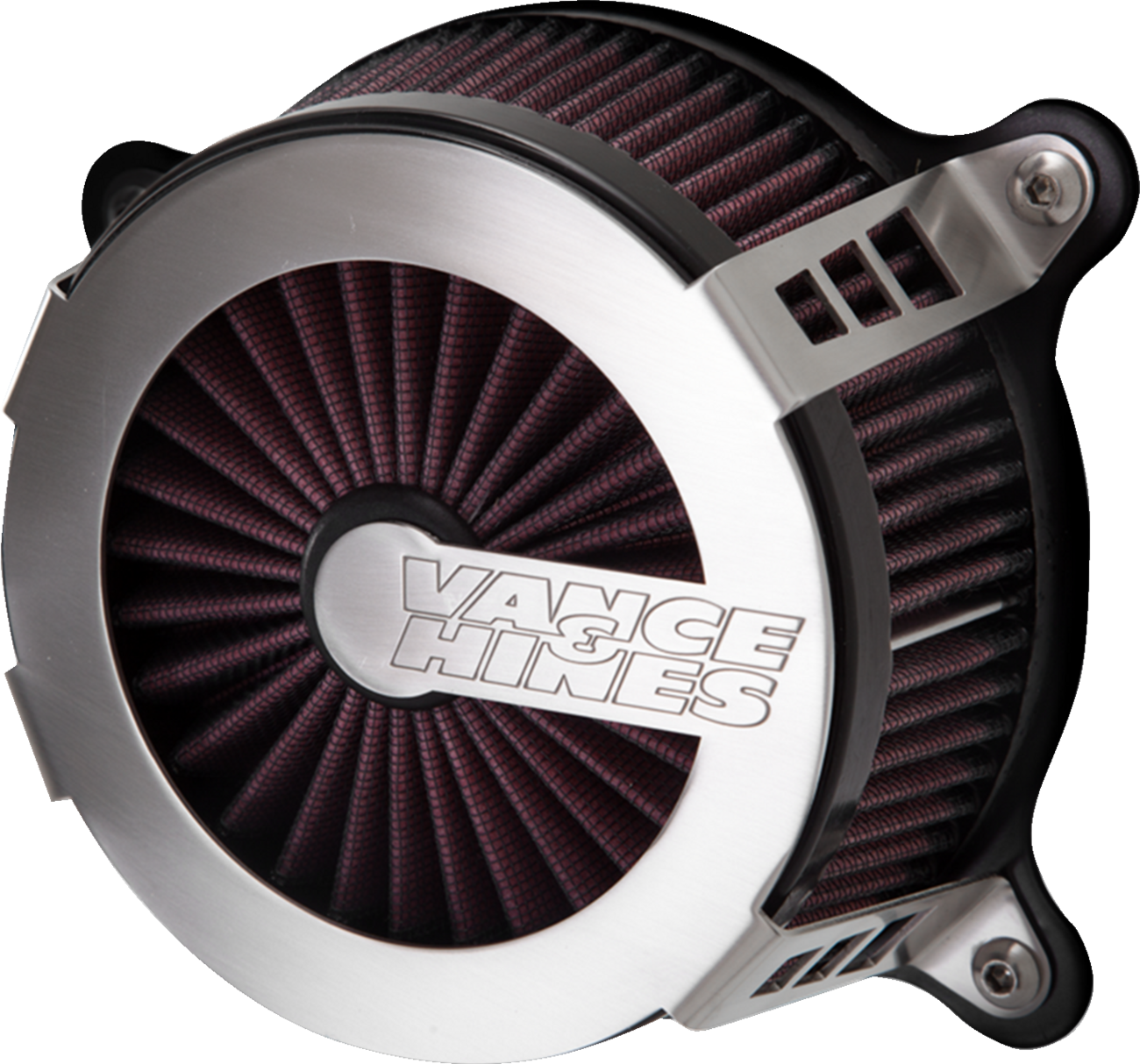 Vance & hines VO2 Cage Fighter Air Intake Kit - Brushed Harley Davidson