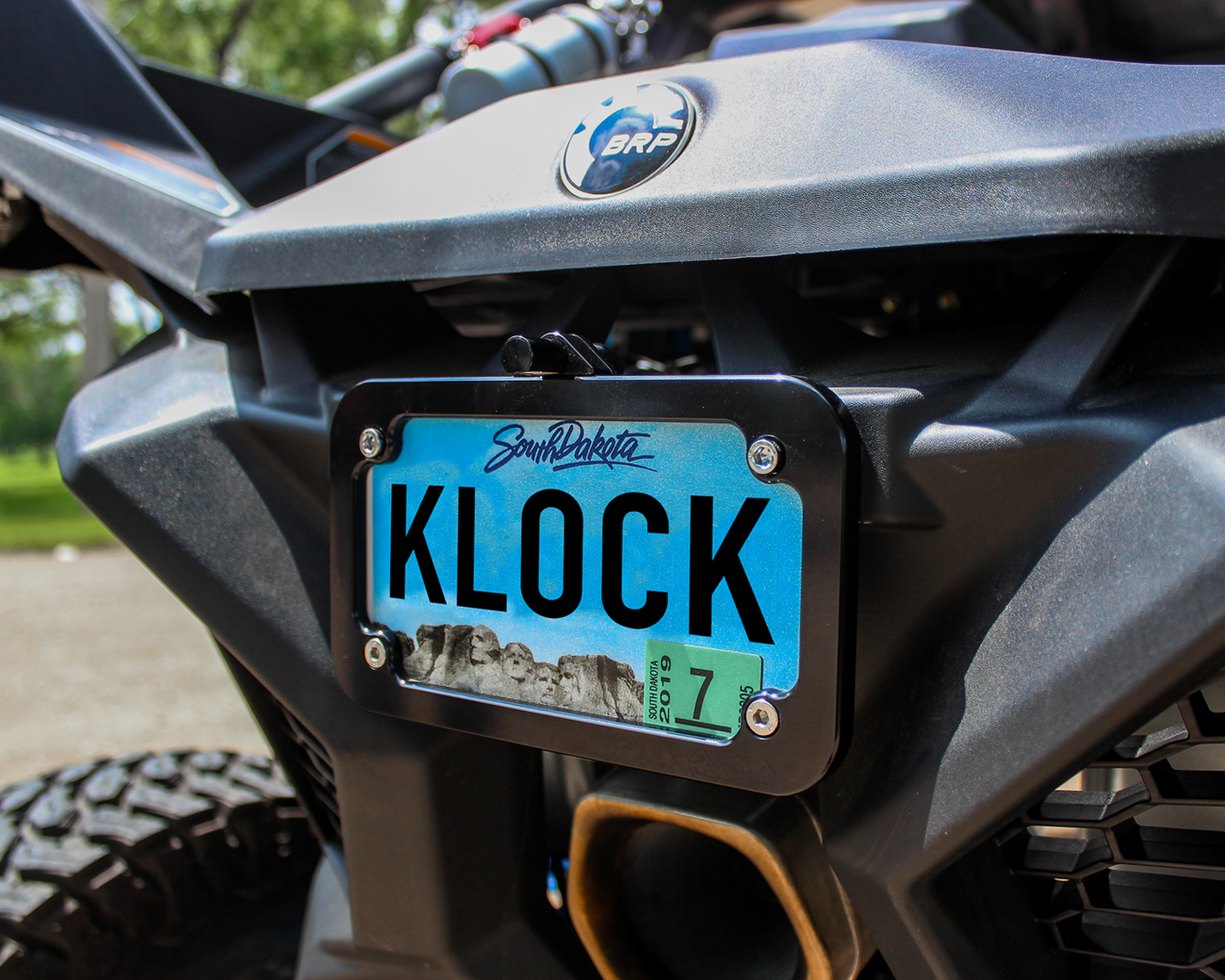 Klock werks License Plate Mount