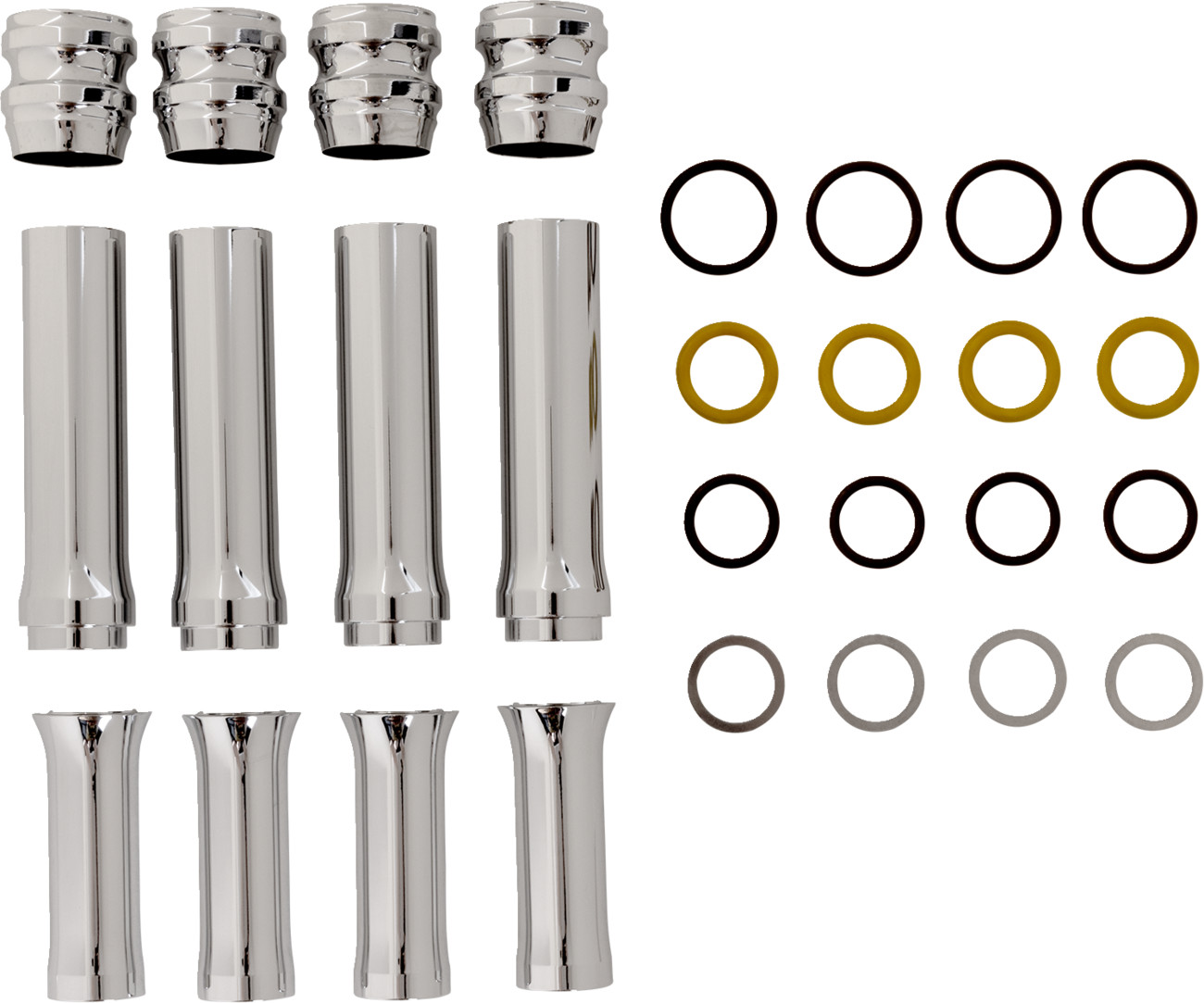 Arlen Ness 10-Gauge Pushrod Covers For Harley Milwaukee-Eight 2017-2026