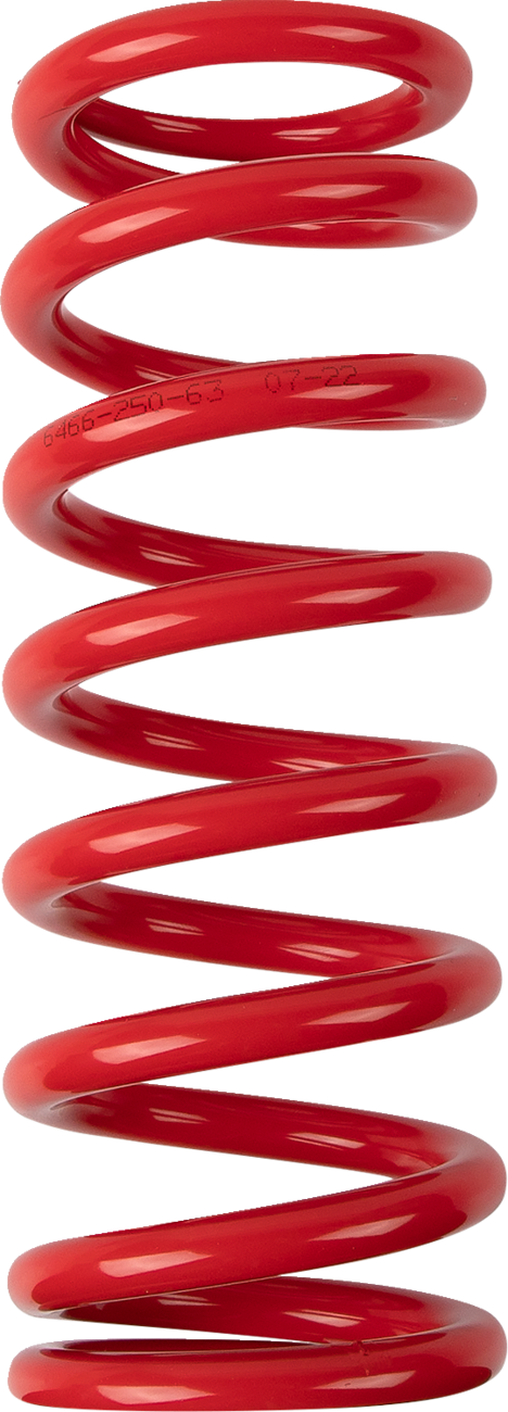 Moose offroad Shock Spring - 64/66 mm OD - 63 n/mm - Red Kawasaki/Honda/Suzuki