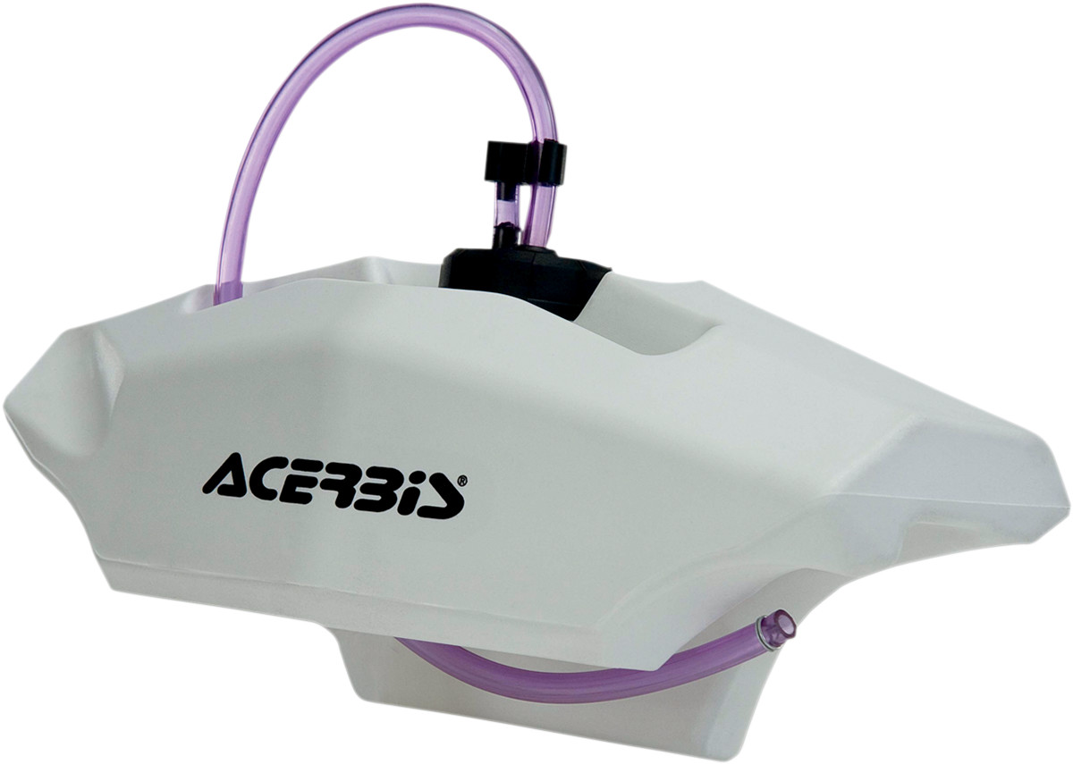 Acerbis Handlebar Auxiliary Gas Tank - 0.6 Gallon - White