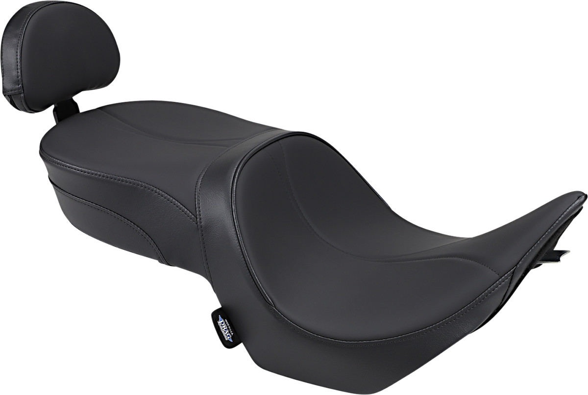DRAG SPECIALTIES SEATS Low-Profile Touring Seat With Passenger Backrest