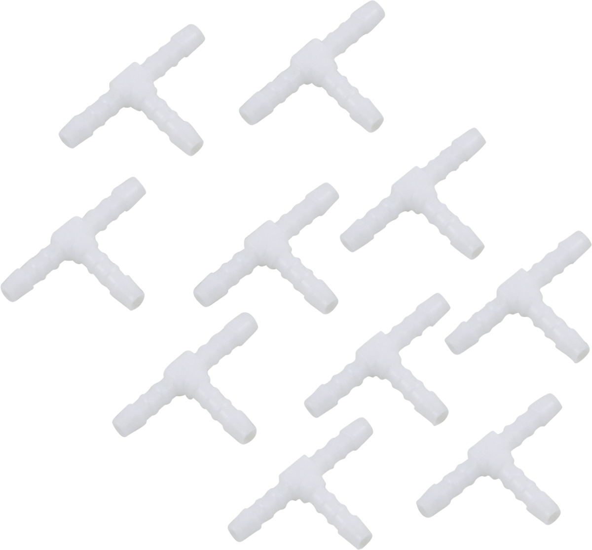 Motion pro Fuel Line Fittings - T-Connector- 3/16" - 10-Pack