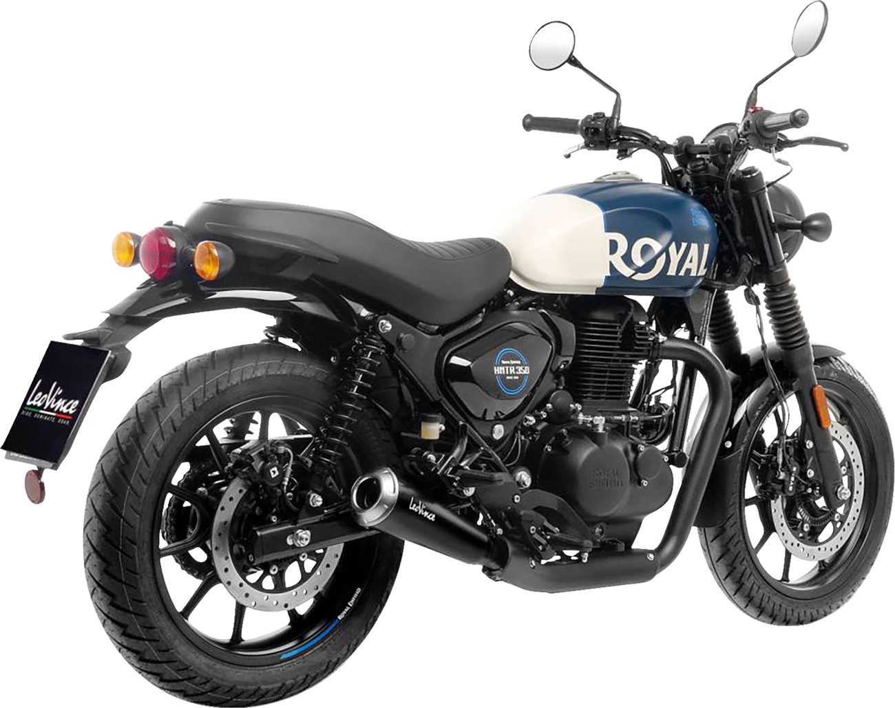 LeoVince GP One Slip-On Exhaust Royal Enfield Hunter 350 2023-2024