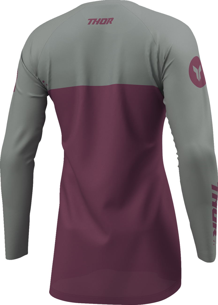 Thor Women's Ridemode Menace Jersey Purple/Gray Small (2911-0378)