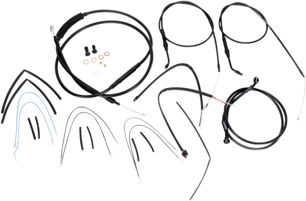 Burly Handlebar Cable Installation Kit For Harley Dyna 2012-2017