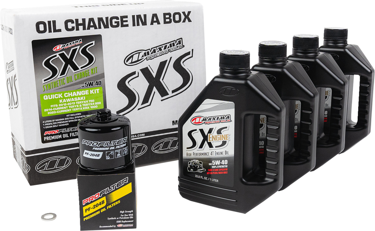 MAXIMA RACING OIL UTV Synthetic Quick Oil Change Kit
