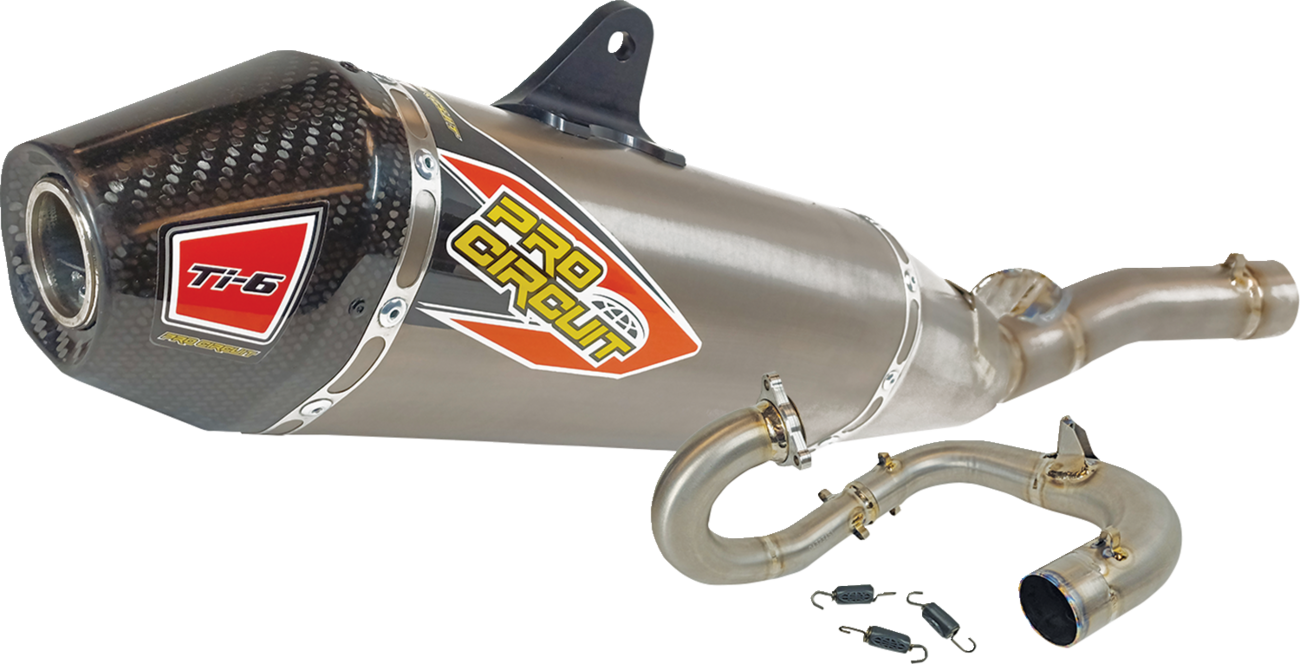 Pro Circuit Ti-6 Titanium Exhaust System Yamaha YZ450F 2023-2025
