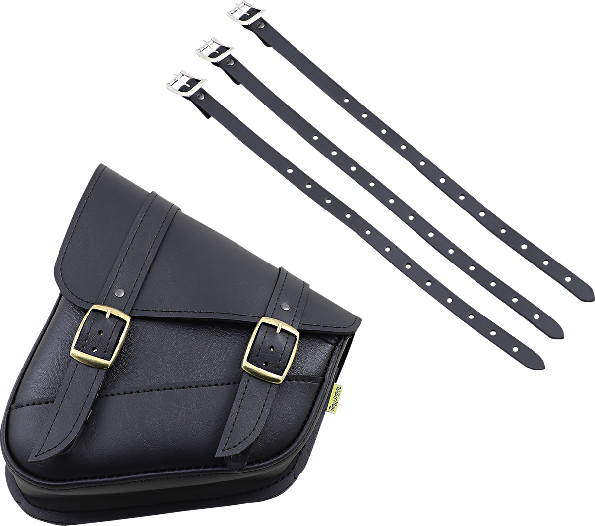 Willie & Max Brass Monkey Swing Arm Bag For Harley Softail 1984-2017