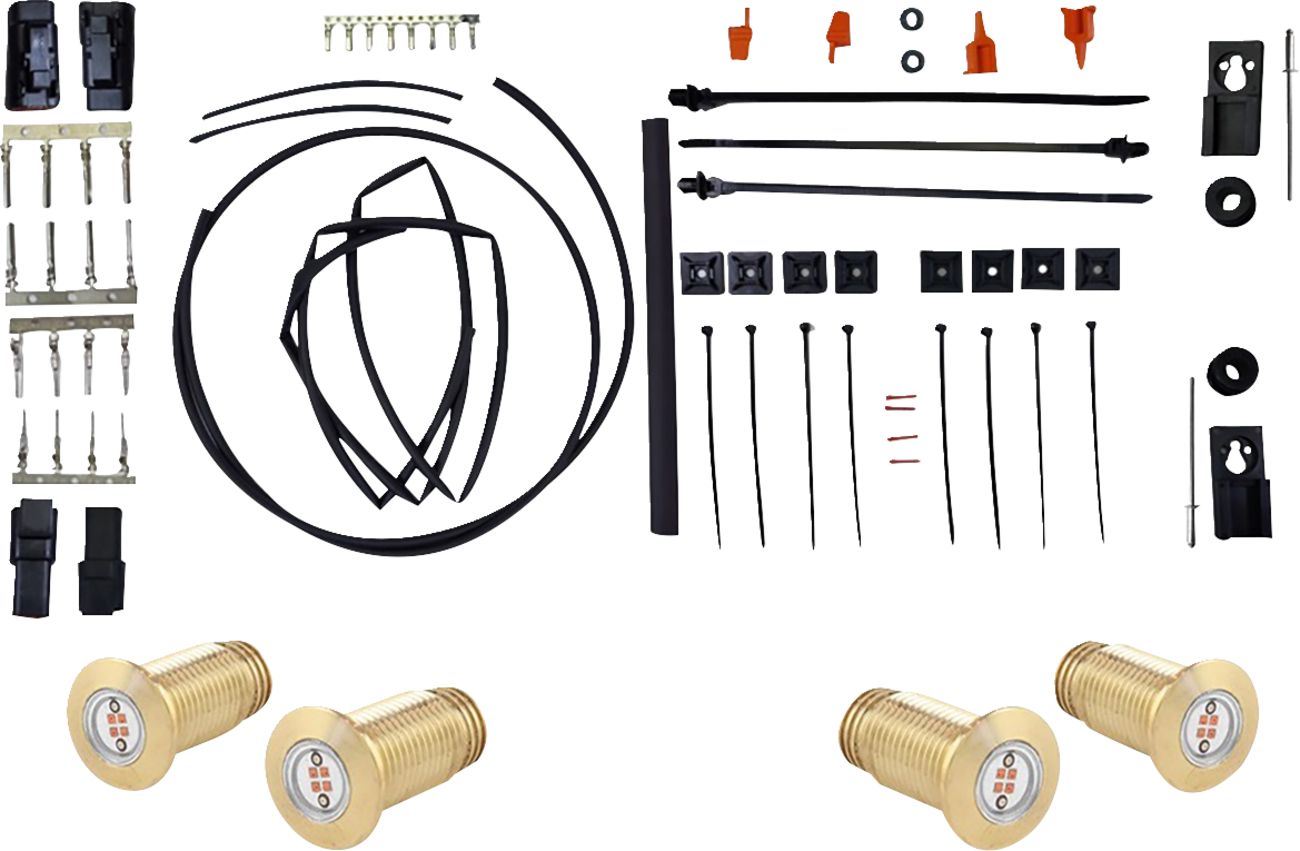 Paul Yaffe Lightning Bolts Bag Bolts Brake Light Kit