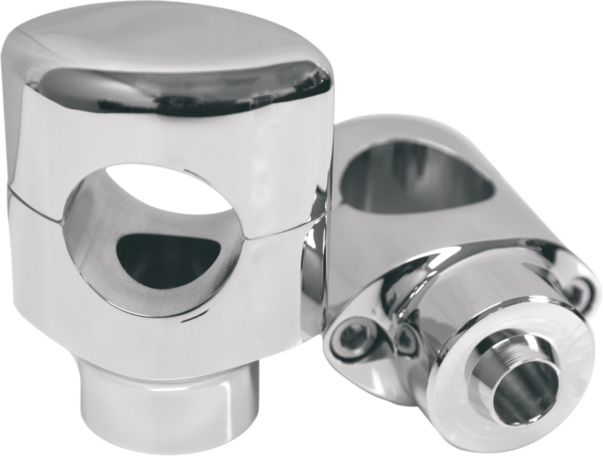La choppers Springer Handlebar Riser Kit - Hefty - Chrome Harley Davidson