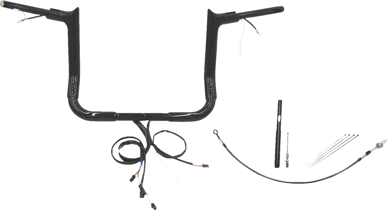 EZ Install Wired 1-1/2" Pointed Top Handlebar Kit