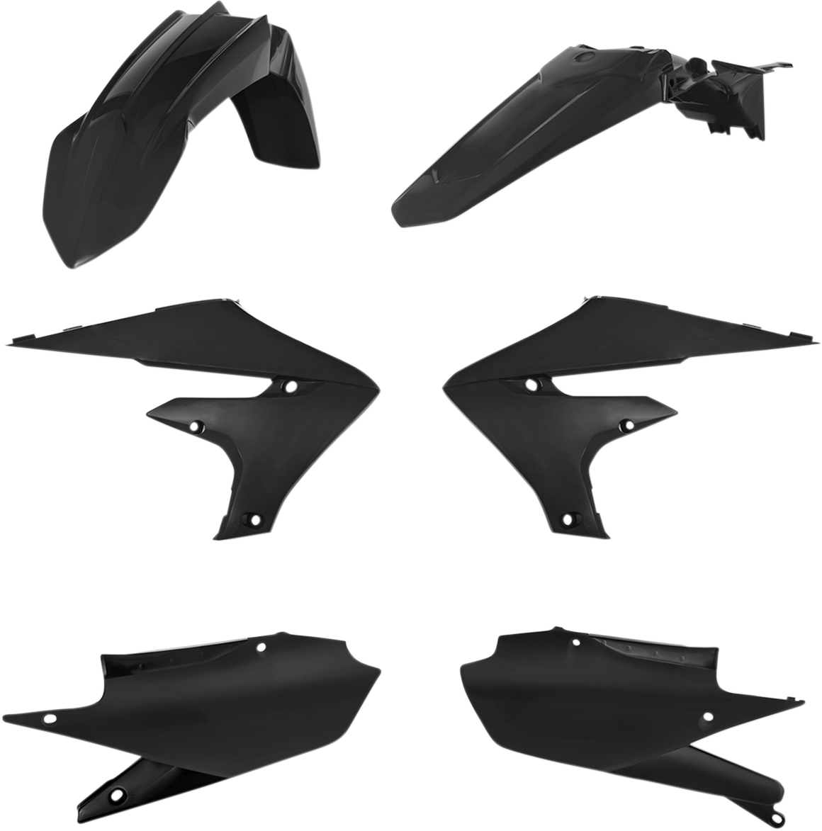 Acerbis Standard Body Kit - Black - Yamaha '18-'24
