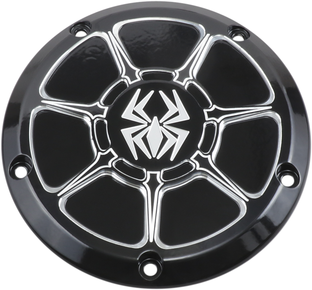 Rekluse Gloss Black 5-Hole Derby Cover 1999-2018 Harley Dyna Softail Touring