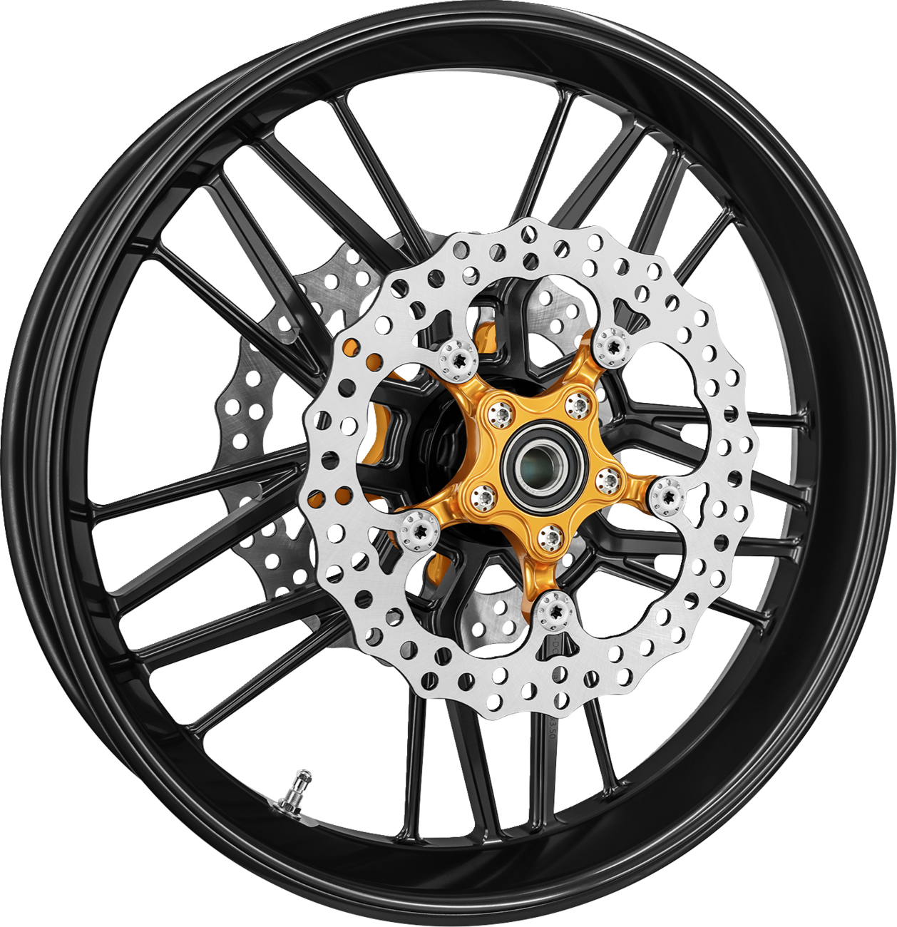 Arlen ness Spider Rotor - 11.8" - Gold Harley Davidson