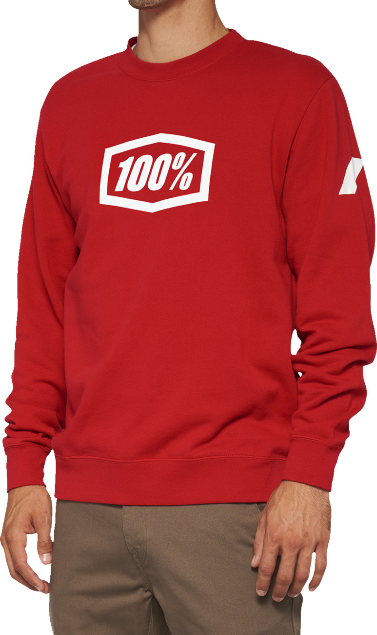 100% Icon Long-Sleeve Fleece Sweatshirt