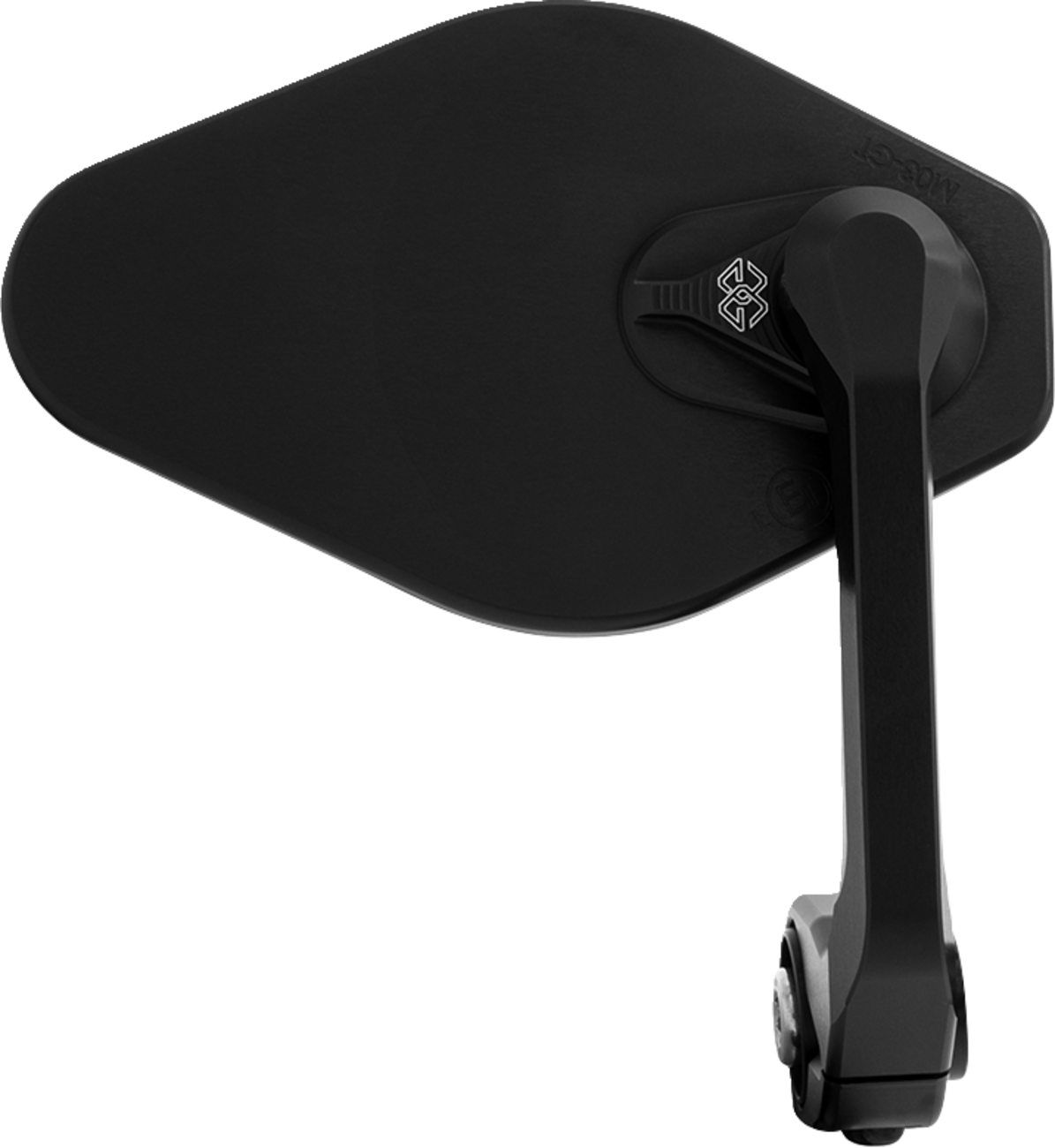 Gilles tooling Mirror - STRATOS - Side View - Diamond - Black - Right/Left - Each Aprilia/Ducati/Honda/Husqvarna/Kawasaki/KTM/MV Agusta/Suzuki/Triumph/Indian/Yamaha