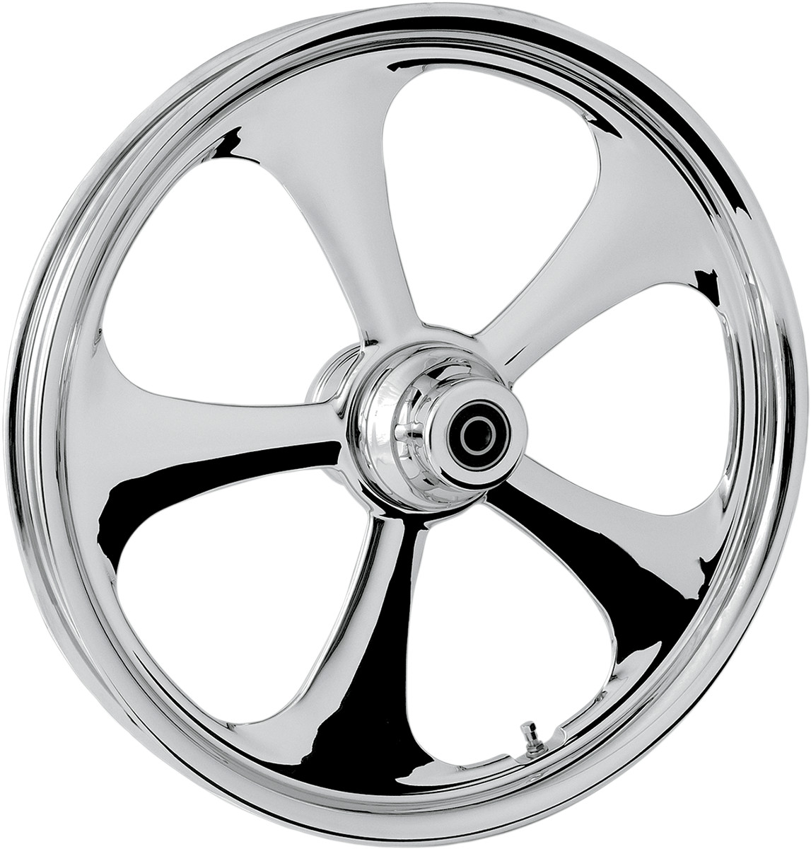 Rc components Wheel - Nitro - Front - Dual Disc/without ABS - Chrome - 18x3.5 - '00-'07 FLT Harley Davidson