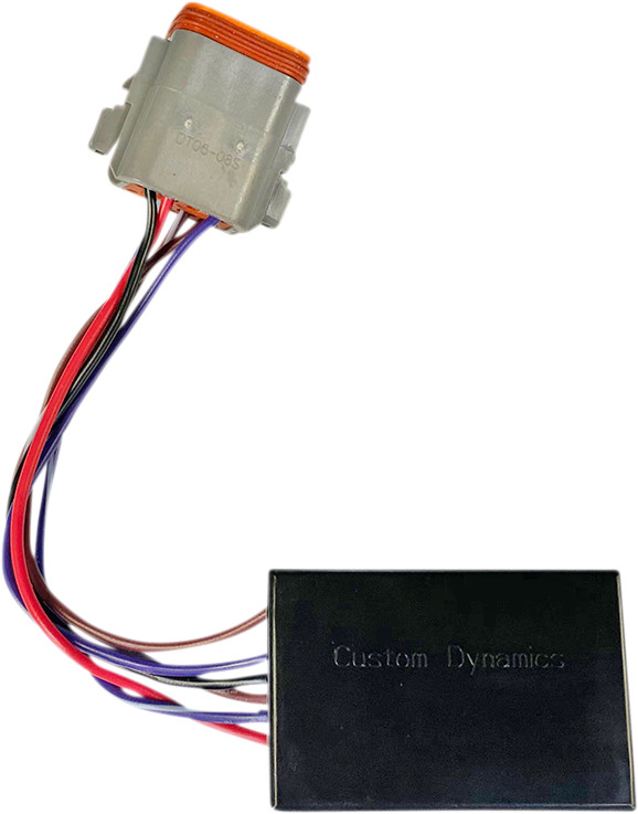 Custom dynamics Auto-Cancel Turn Signal Module - 8-Position Female Connector Harley Davidson