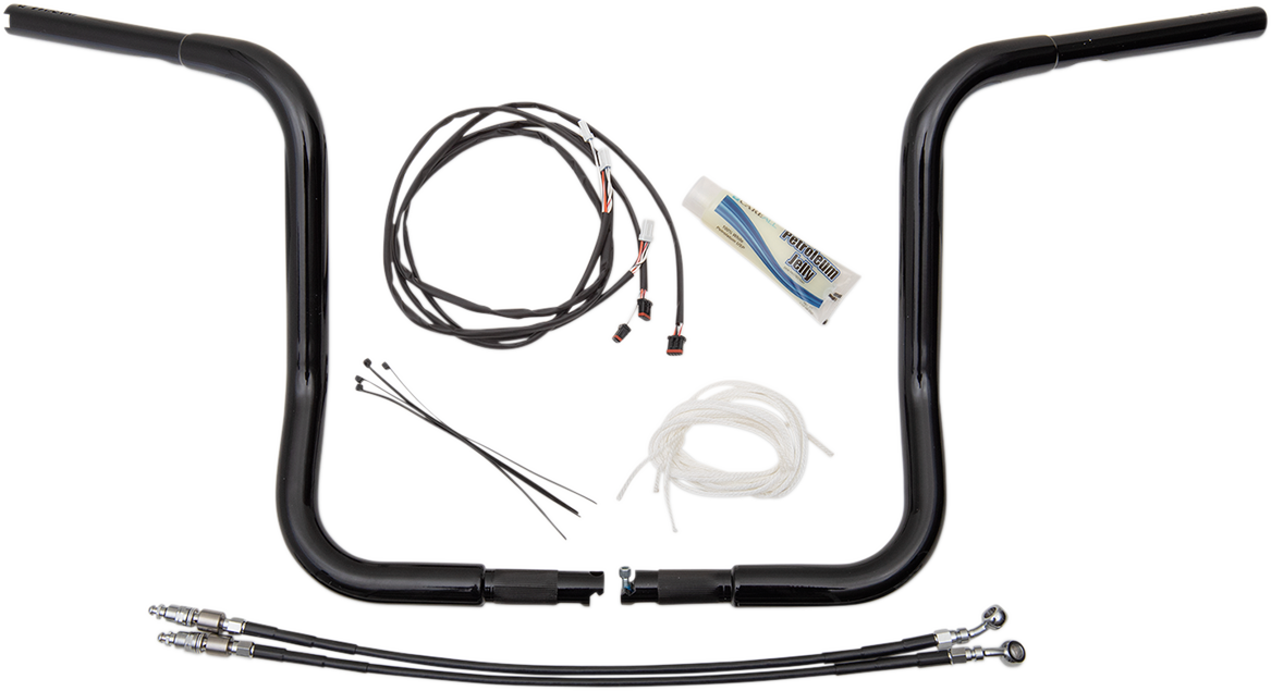 FAT BAGGERS INC. 1-1/4" EZ Install Round Top Handlebar Kit