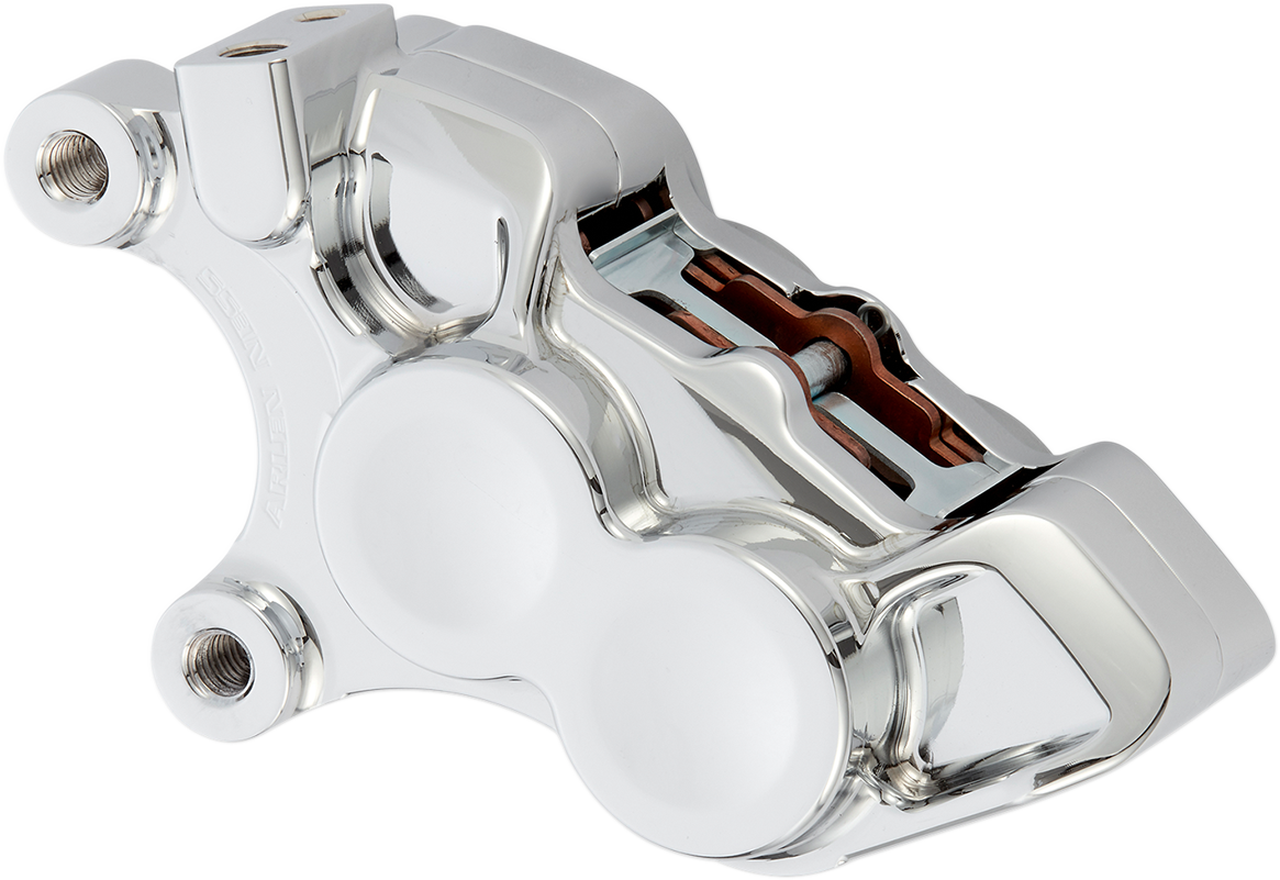 Arlen ness 4-Piston Caliper - Left - 11.8" - Chrome Harley Davidson
