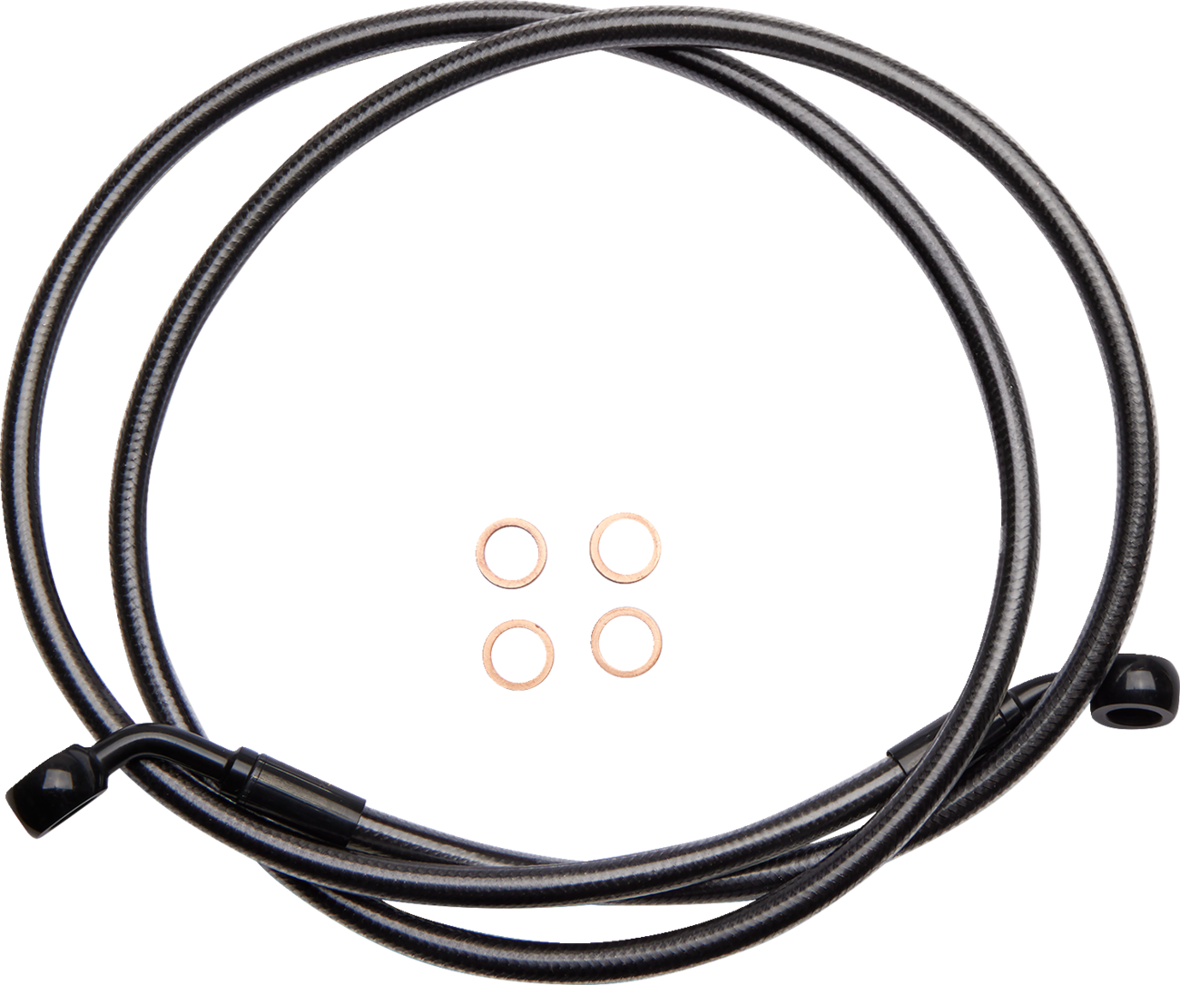 E-Z Align Braided Single Disc Front Brake Line