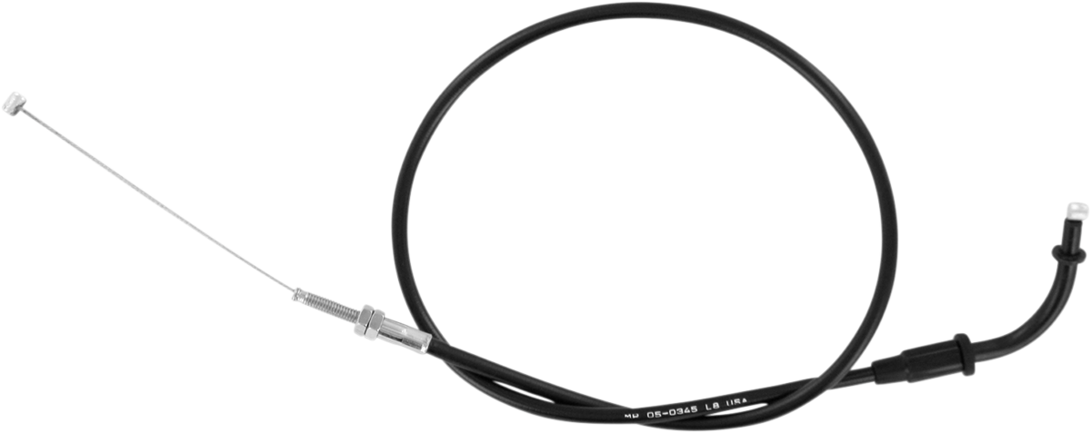 Black Vinyl Throttle Cable