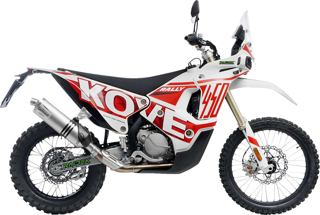 LeoVince LV One EVO Slip-On Exhaust Kove 450 Rally 2023-2024