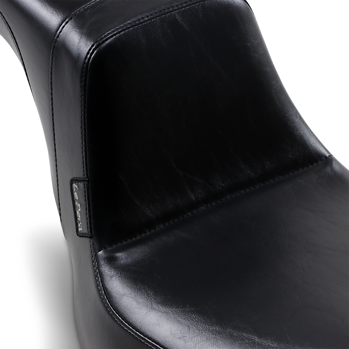 Le pera Daytona 2-Up Seat - Without Backrest - Smooth - Black - FX/FL '18-'23 Harley Davidson