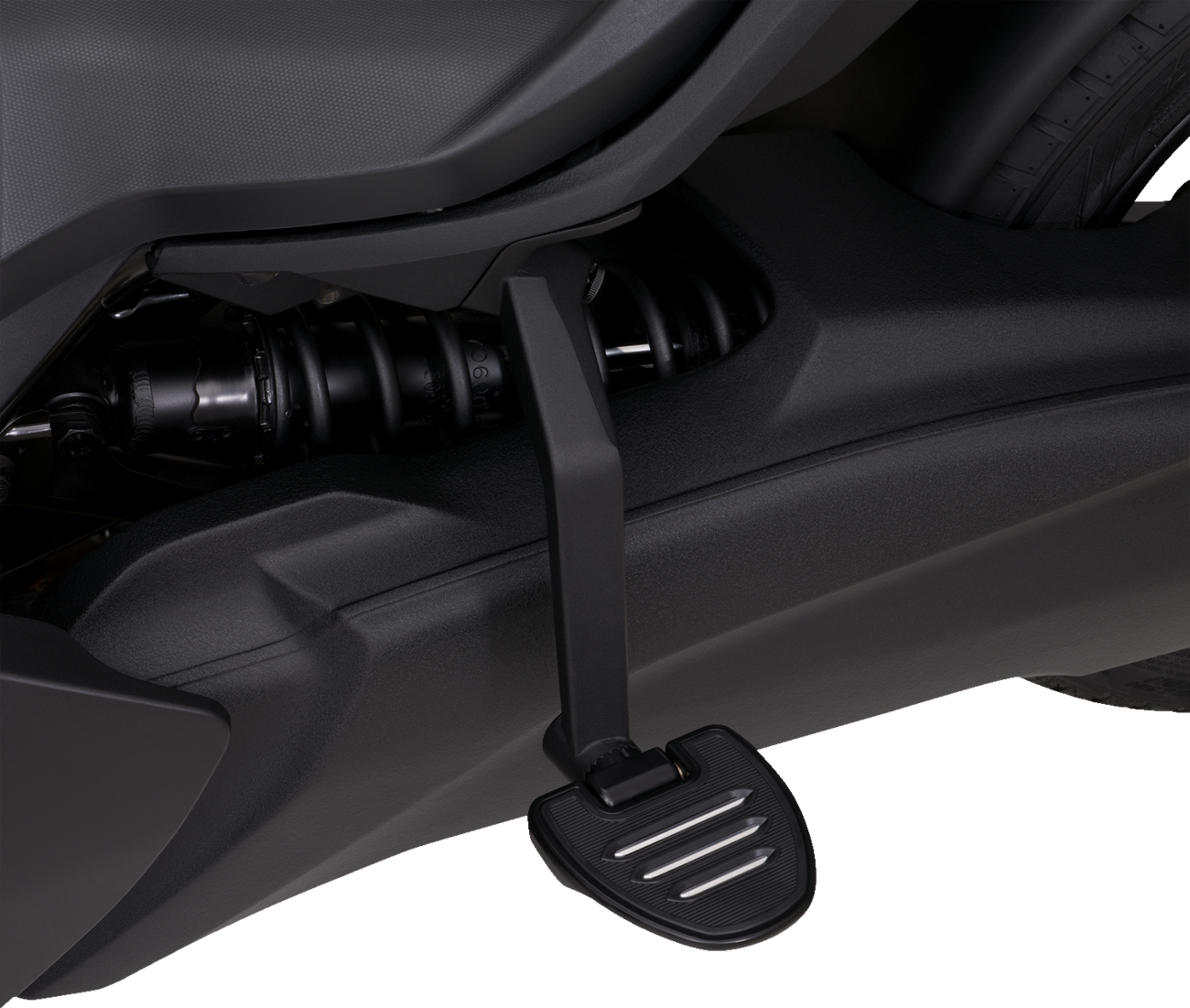 Show chrome Adjustable Passenger Boards - Black - Ryker Can-Am