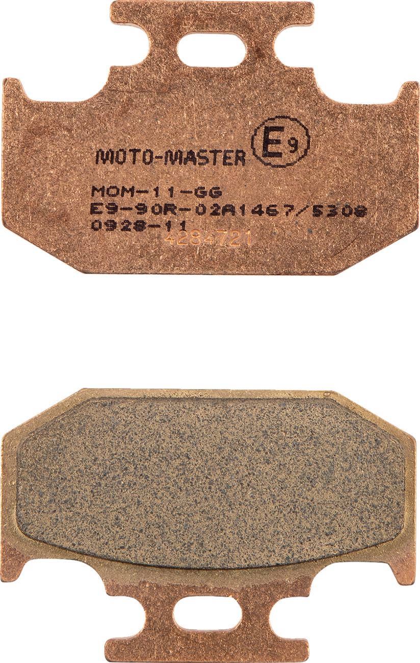 Moto Master Sinter Pro Racing Rear Brake Pads Suzuki / Yamaha 125cc-650cc